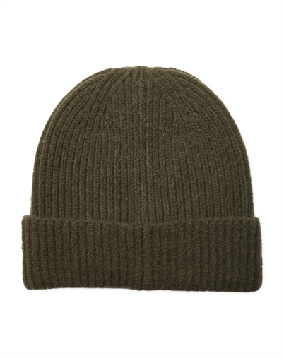 Woodbird - WBYeti Plated Beanie - Dark Olive